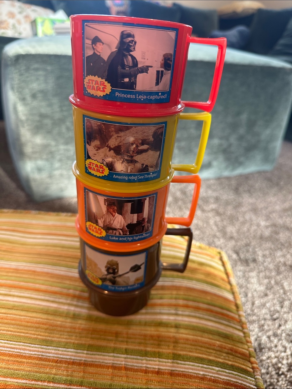 40th anniversary Star Wars Stacked Plastic Mugs